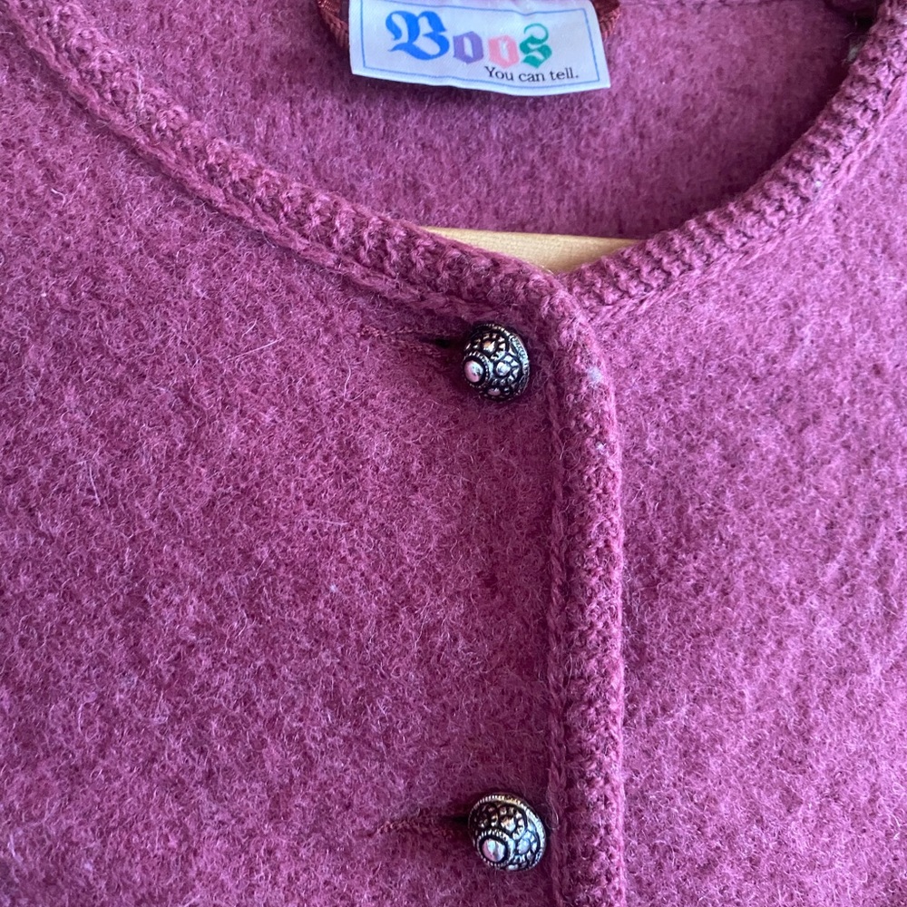 Vintage Alpine Inspired Boiled Wool Jacket - Picture 7 of 9